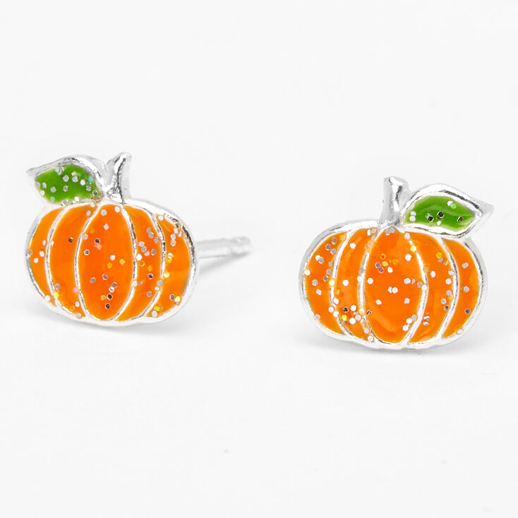 halloween pumpkin earrings